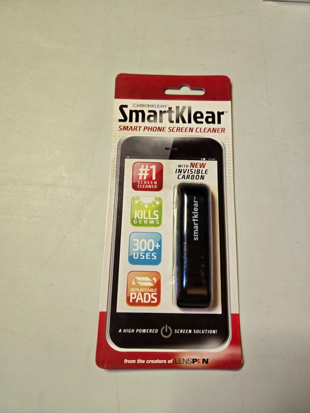 SmartKlear Smart Phone Screen Cleaner - Durable Carbon Microfiber Technology