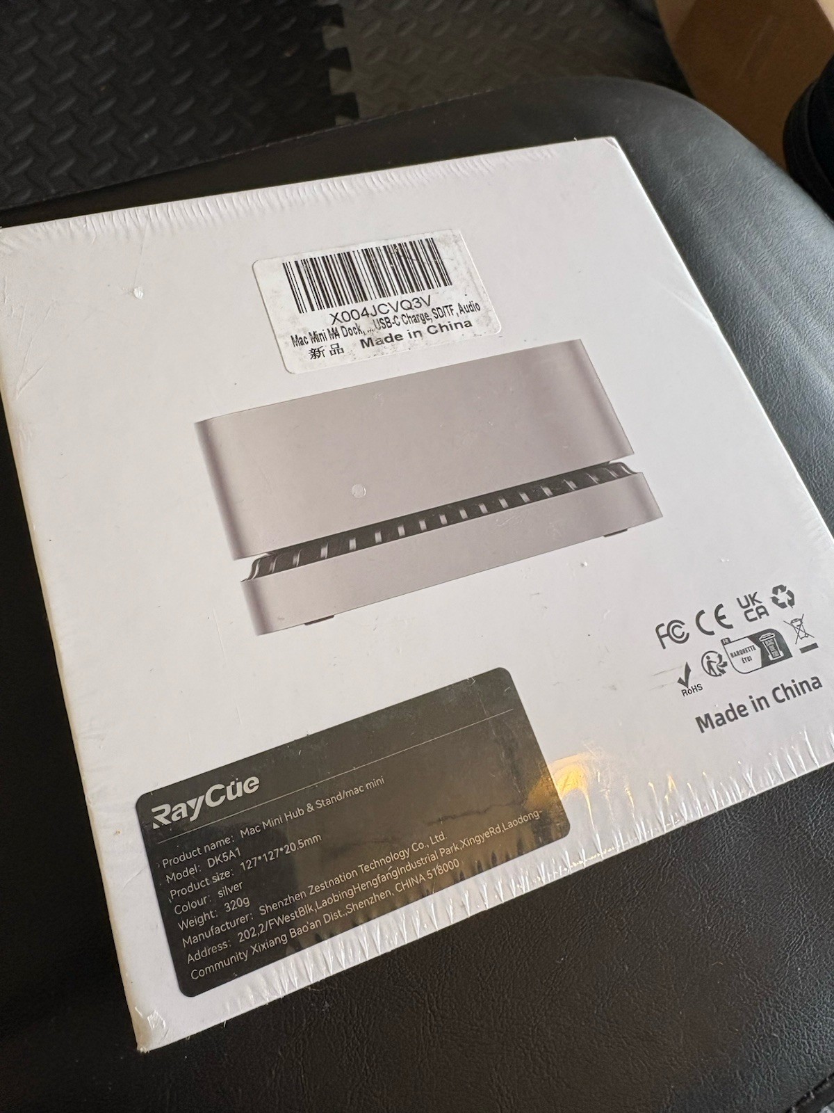 RAYCUE Mac Mini Hub & Stand for the M4 Mac Mini,  Model: DK5A1 NEW Apple
