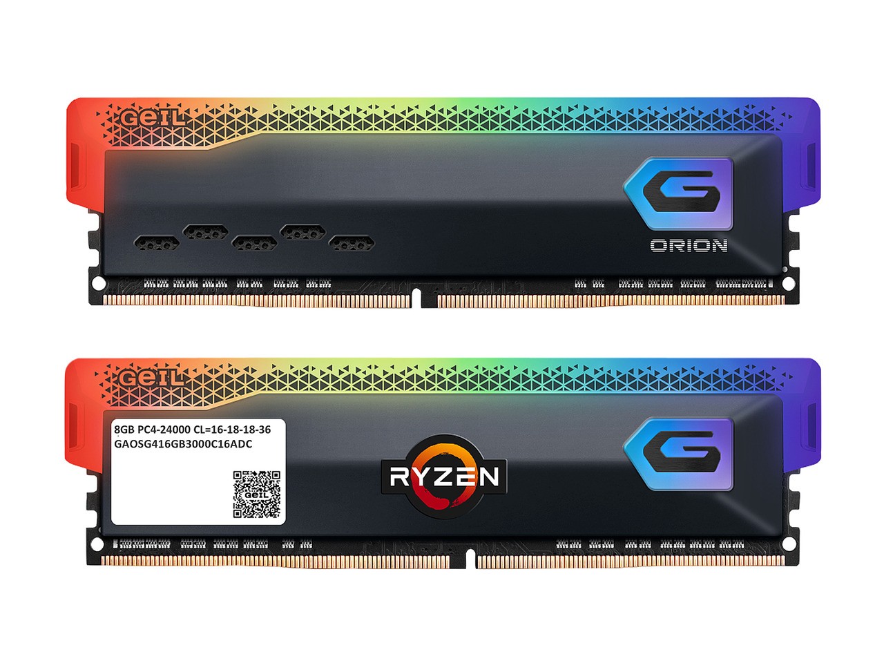 GeIL ORION RGB 16GB (2 x 8GB) 288-Pin PC RAM DDR4 3200 (PC4 25600) Desktop