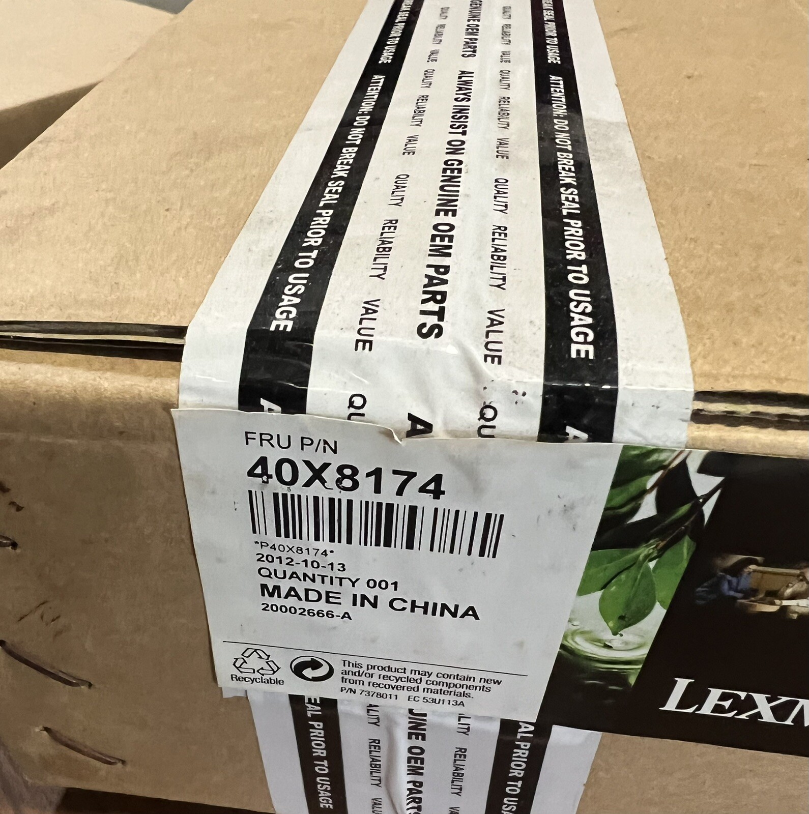 Genuine Lexmark Feeder HCIT Media Feeder 40X8174
