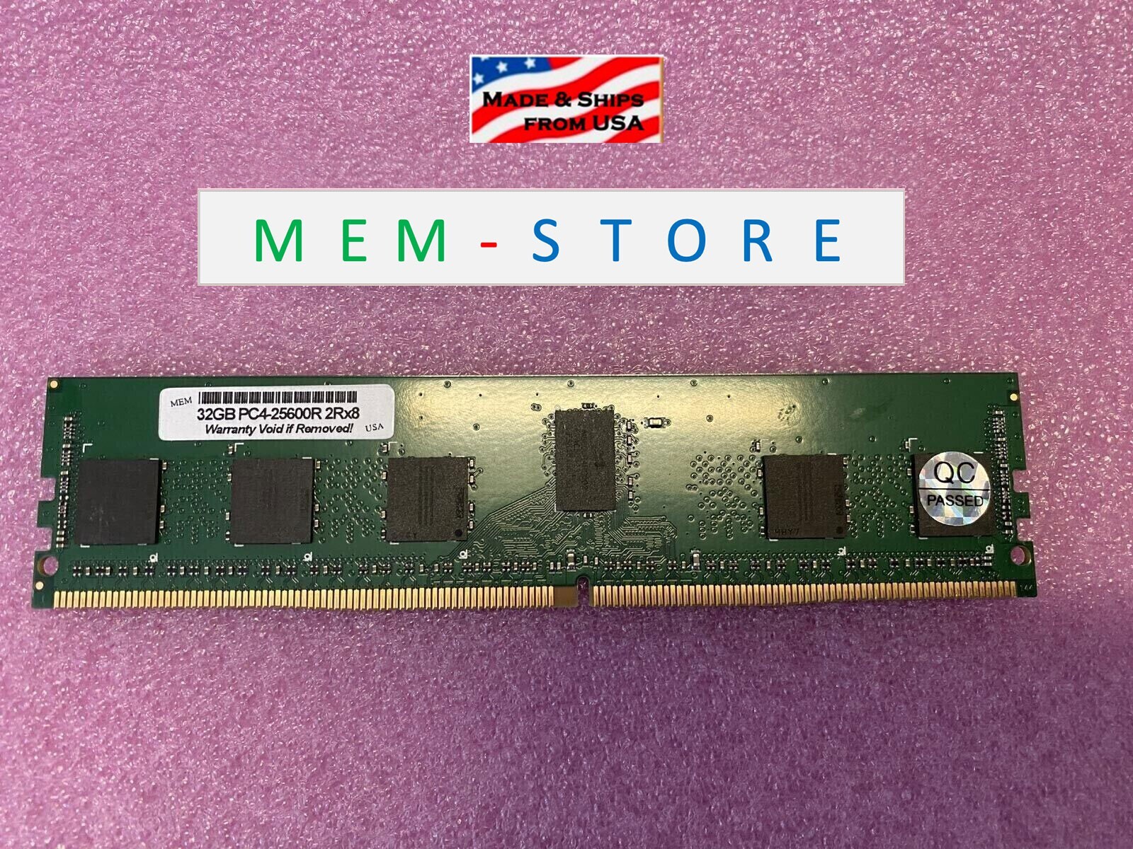 32GB RAM-32GDR4ECK1-RD-3200 DDR4-3200MHz RDIMM RAM Compatible with QNAP ES2486dc