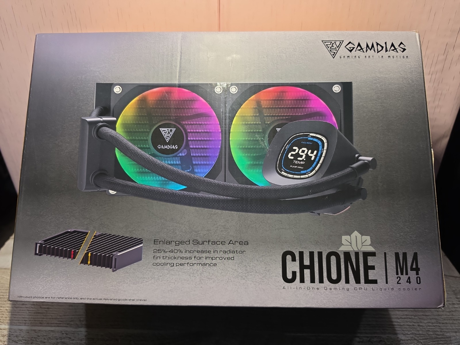 GAMDIAS CHIONE M4-240 Cooling Fan/Radiator/Pump - 1 Pack (gd-chione) (gdchione)