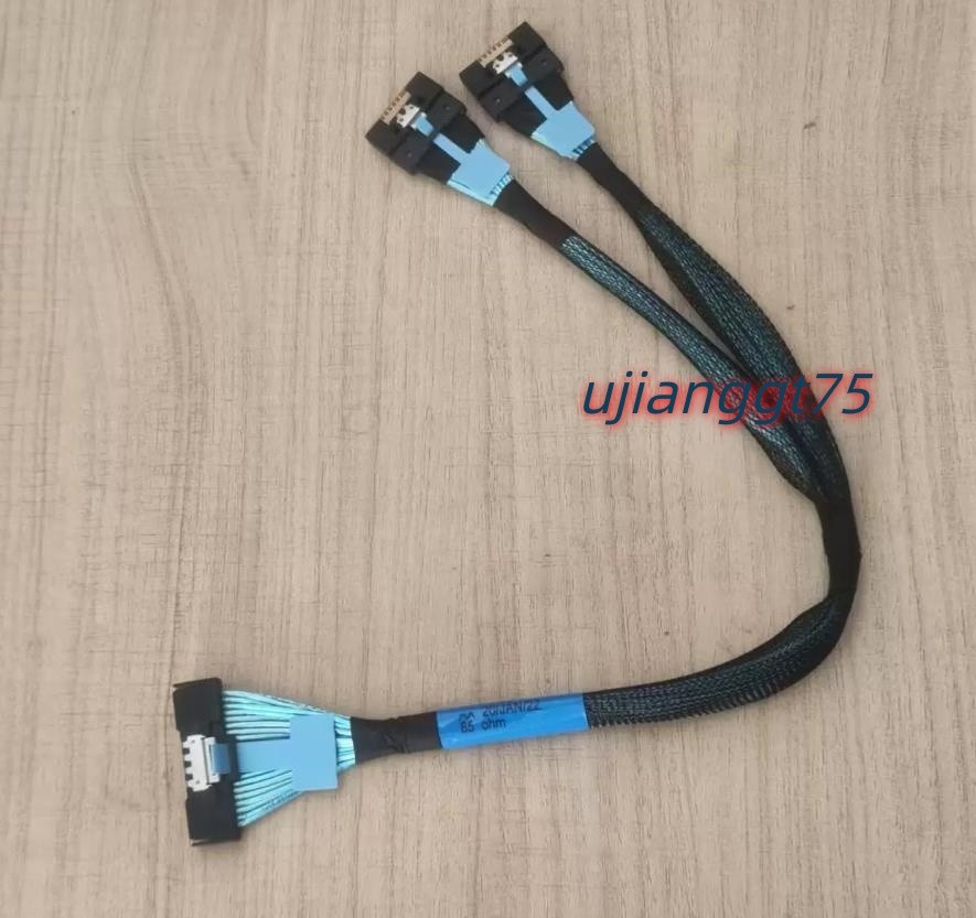 MCIO 16X 124P to Dual SlimSAS SFF 8654 74P High Speed Data Cable 25CFZ-350820