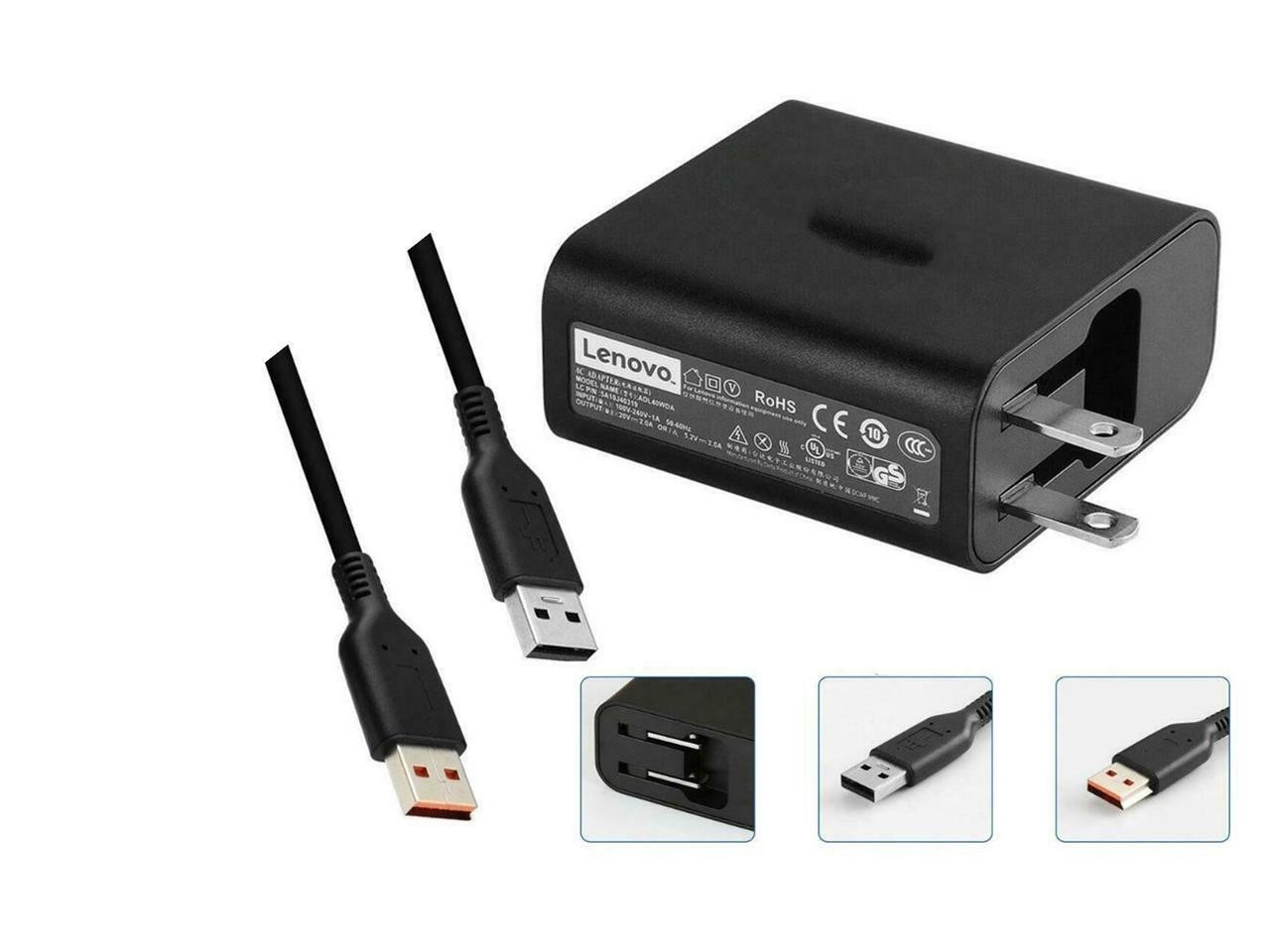 Lenovo ADL40WLC - 40W AC Adapter Charger + USB Power Cable