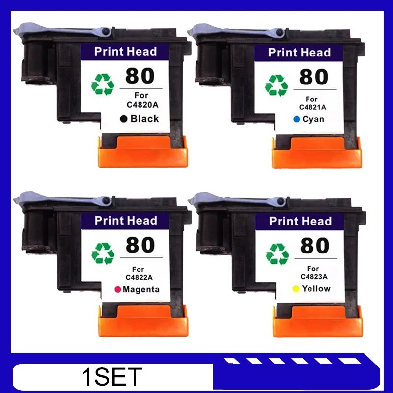 4PC/SET For HP 80 Print Head For HP Designjet 1050 1055 1055cm 1050c Plus