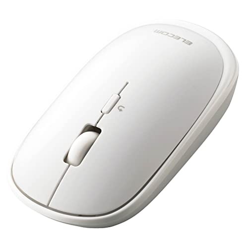 ELECOM Slint M-TM10BBWH/EC Wireless Bluetooth Mouse Slim Quiet 4-Button with