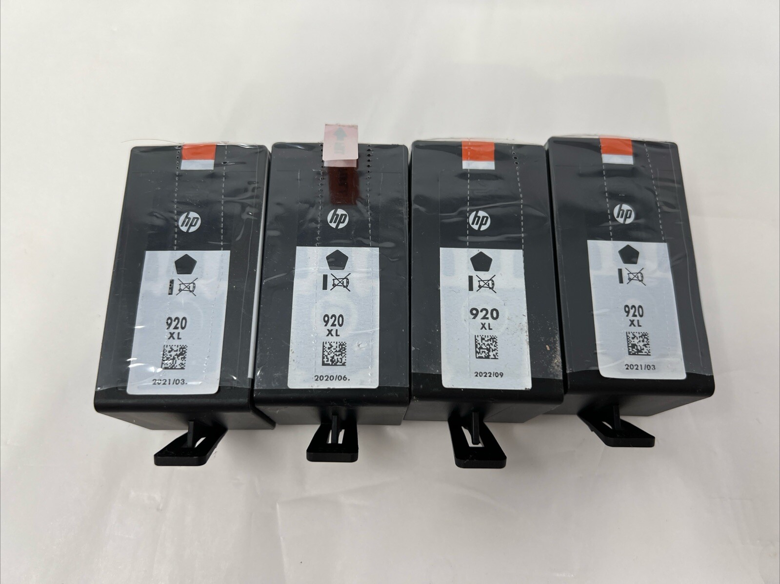 (Lot of 4) Genuine HP 920XL High Yield Original Ink Cartridge Black