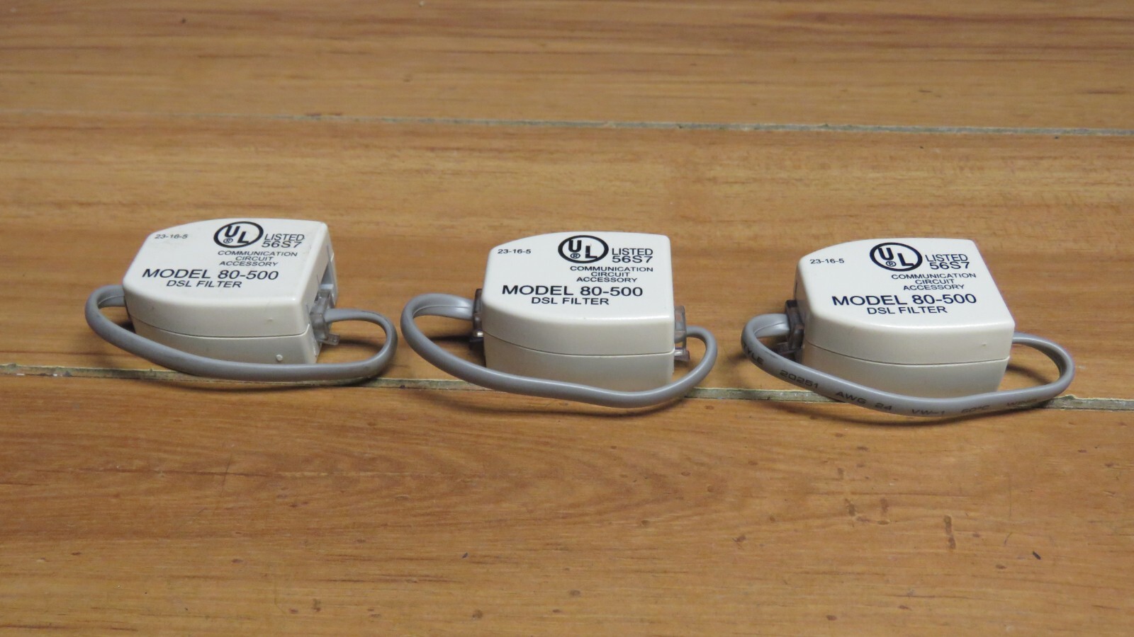 3 X High Quality In-line DSL Noise Filter with Splitter 595510