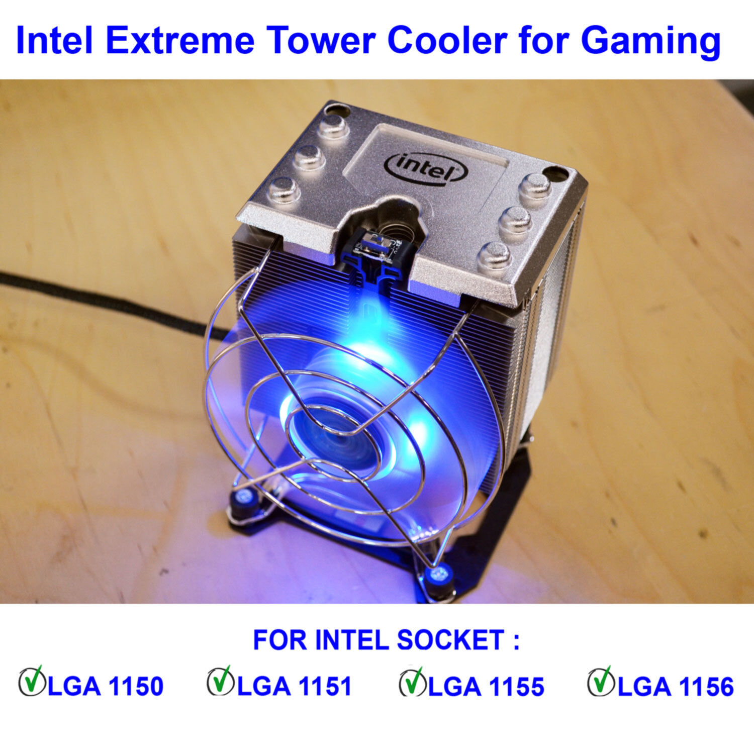 Intel XTS100H Extreme Tower Heatsink Gaming Cooler for LGA 1150,1151, 1155, 1156