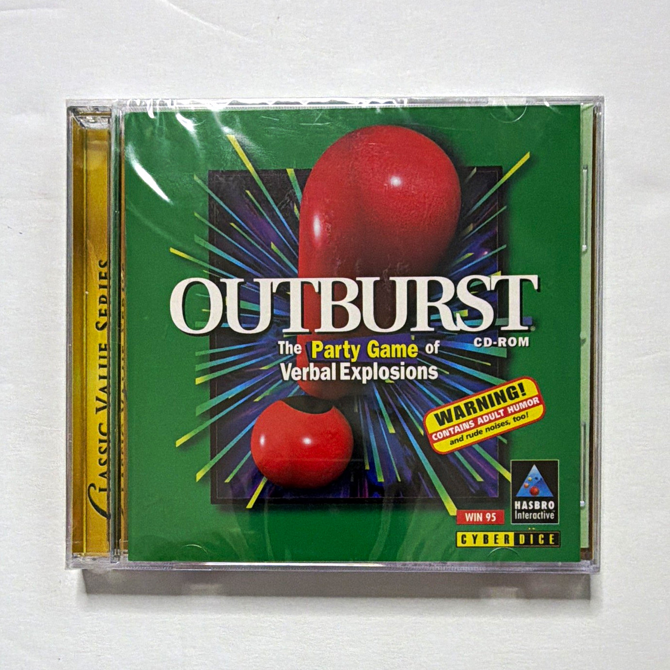 Hasbro Interactive Outburst Party Game PC CD-ROM for Windows 95 English SEALED