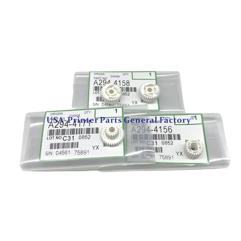 2Set A294-4158 Cleaning paper gears For Ricoh 1100 1106 1357 9000 1107 1350 1356