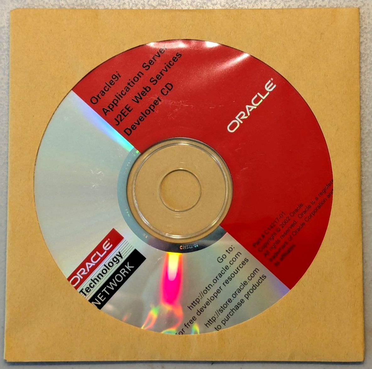 Oracle Oracle9i  Application Server J2EE Web Services Developer CD-ROM 2002