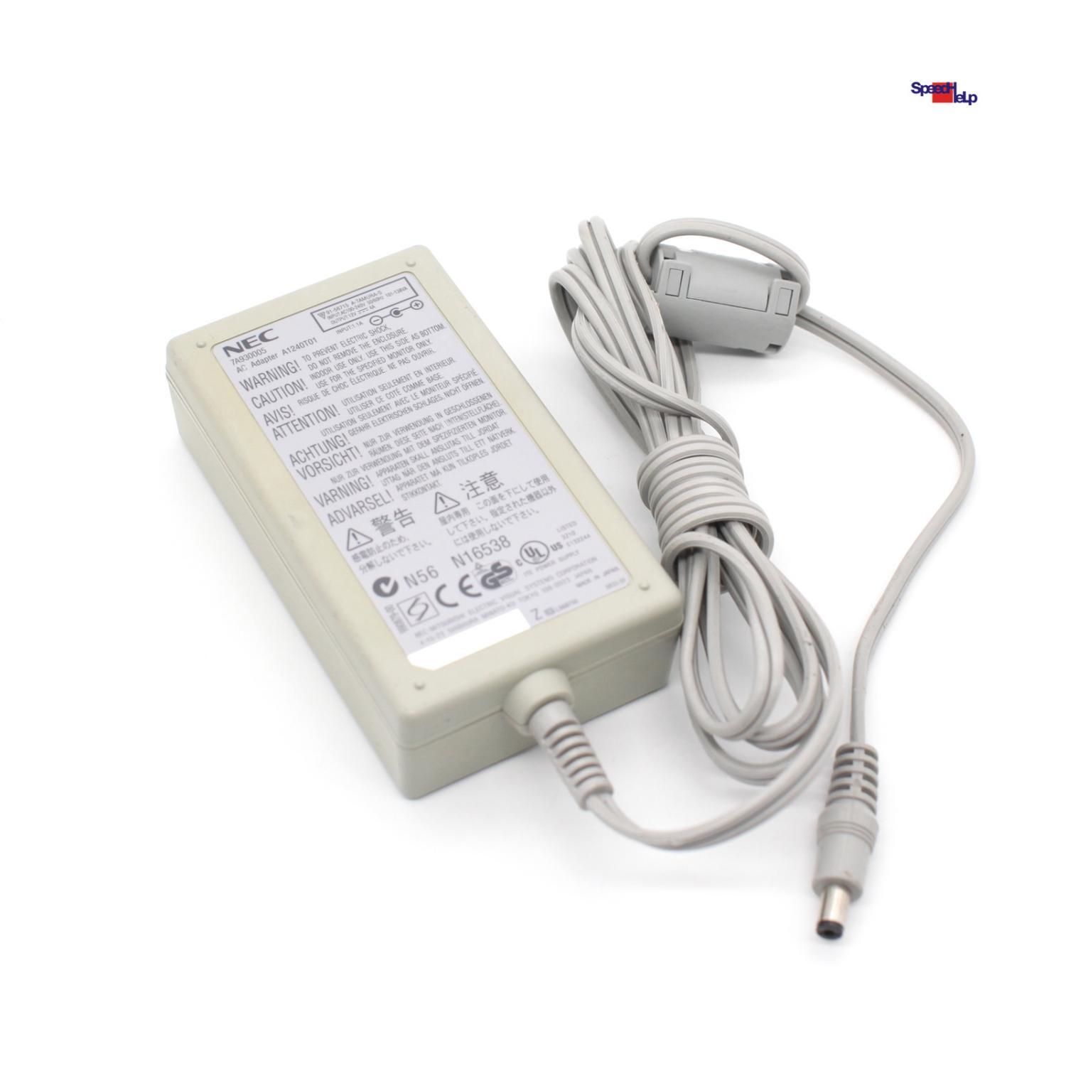 Original NEC A1240T01 Power Adapter Monitor Display LCD 12V 4A 7A930005