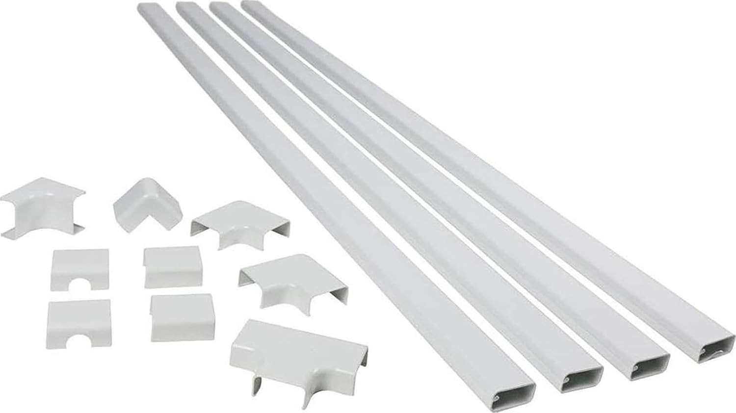 Legrand  Cordmate II 120 Inch 12 Piece Cord Cover Kit White