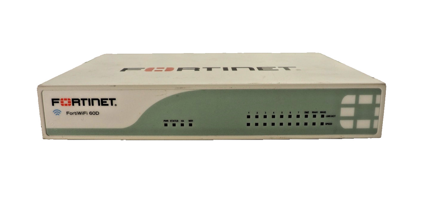 Fortinet FWF-60D FortiWiFi-60D Network Security Appliance NO PSU or antennas