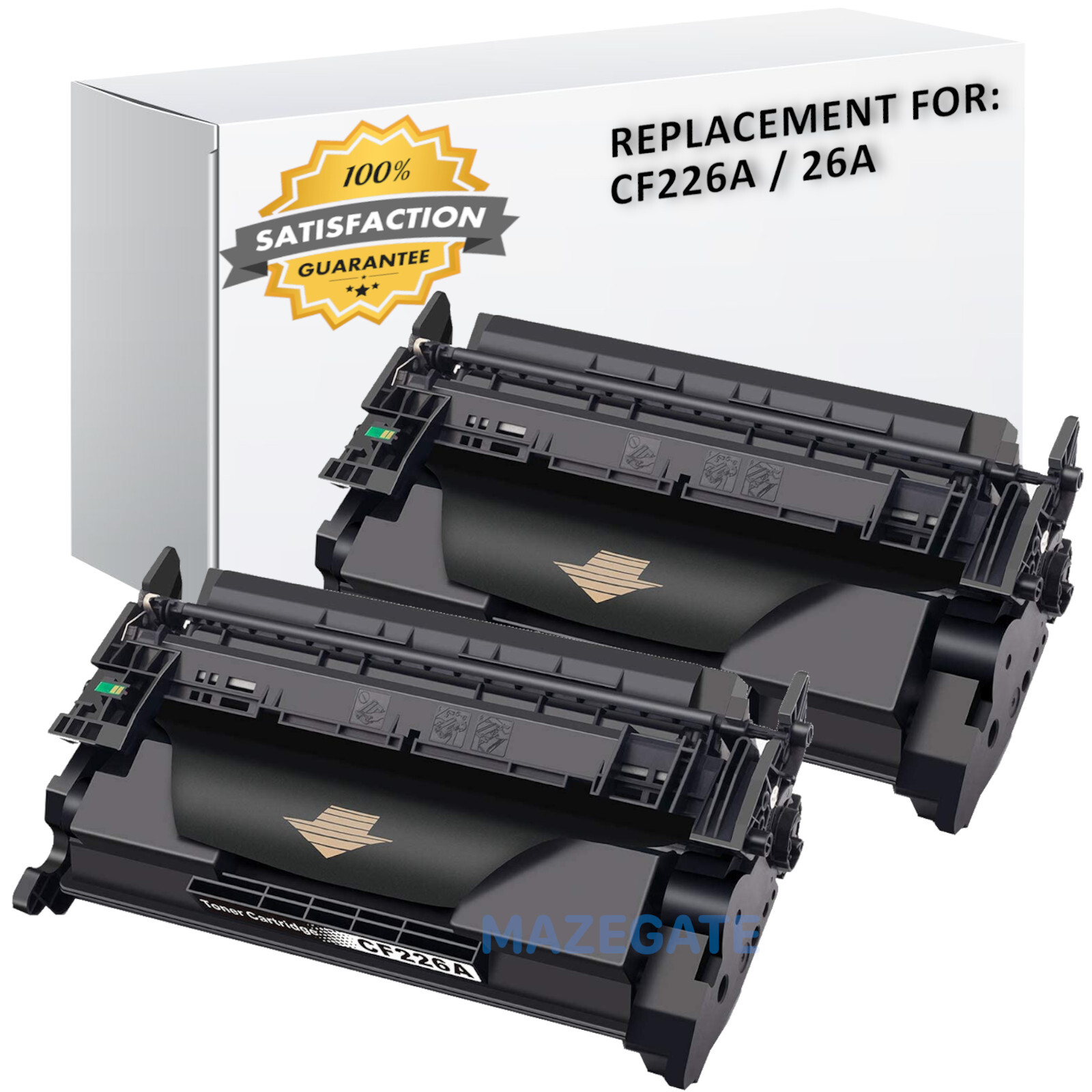 2PK CF226A 26A Toner Cartridges for HP LaserJet Laserjet Pro M402 M402n M426fdw