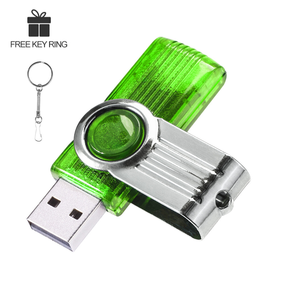 High Speed USB 2.0 Flash Drive 64GB Portable Pen Drive Metal Plastic U Disk 32GB