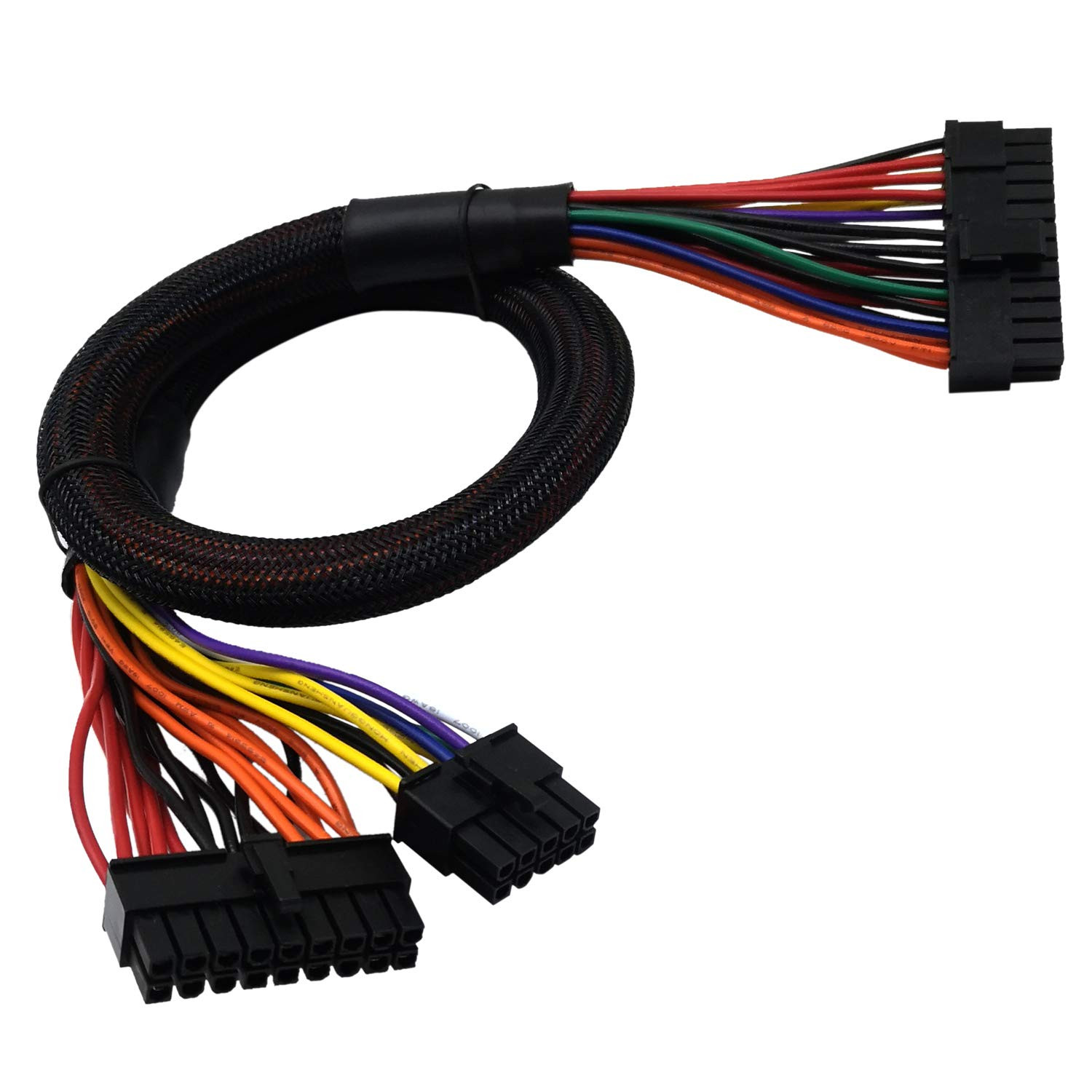 24 Pin ATX Cable for Corsair AX Series and Seasonic Psus, 18 Pin + 10 Pin to 24
