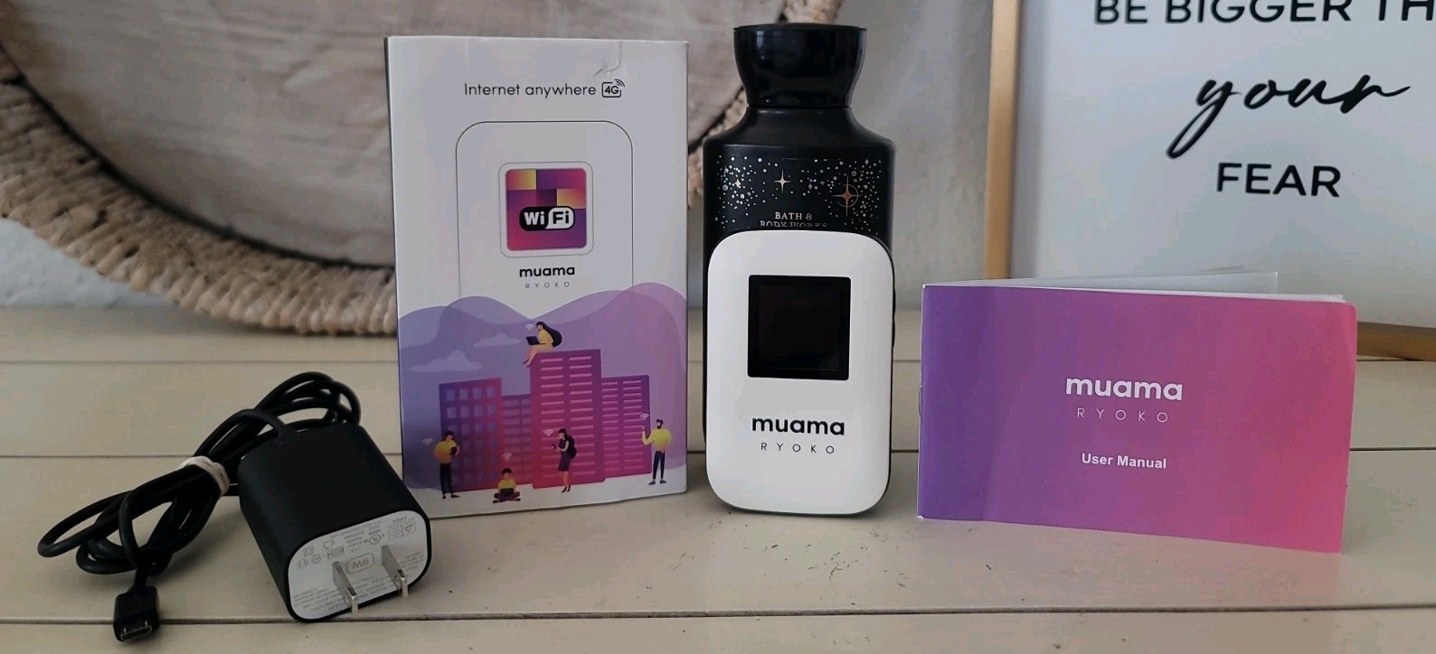 Muama Ryoko Portable 4G WiFi Router 150Mbps White 1 LAN Port