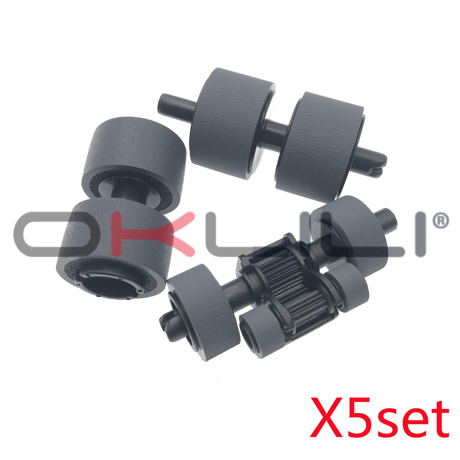 5 X Pickup Brake Separation Roller Brother ADS-4100 ADS-4300 ADS-4500W ADS-4700W