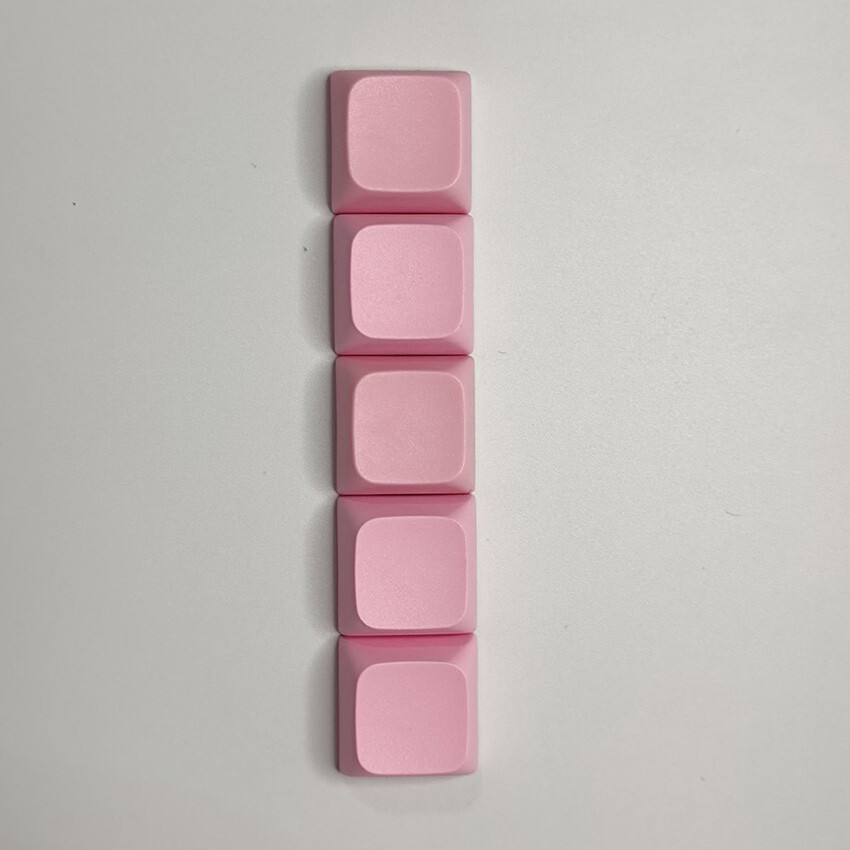 5/10Pcs PBT Opaque Keycaps XDA Keycap 1U Replace For Mechanical Keyboard Parts