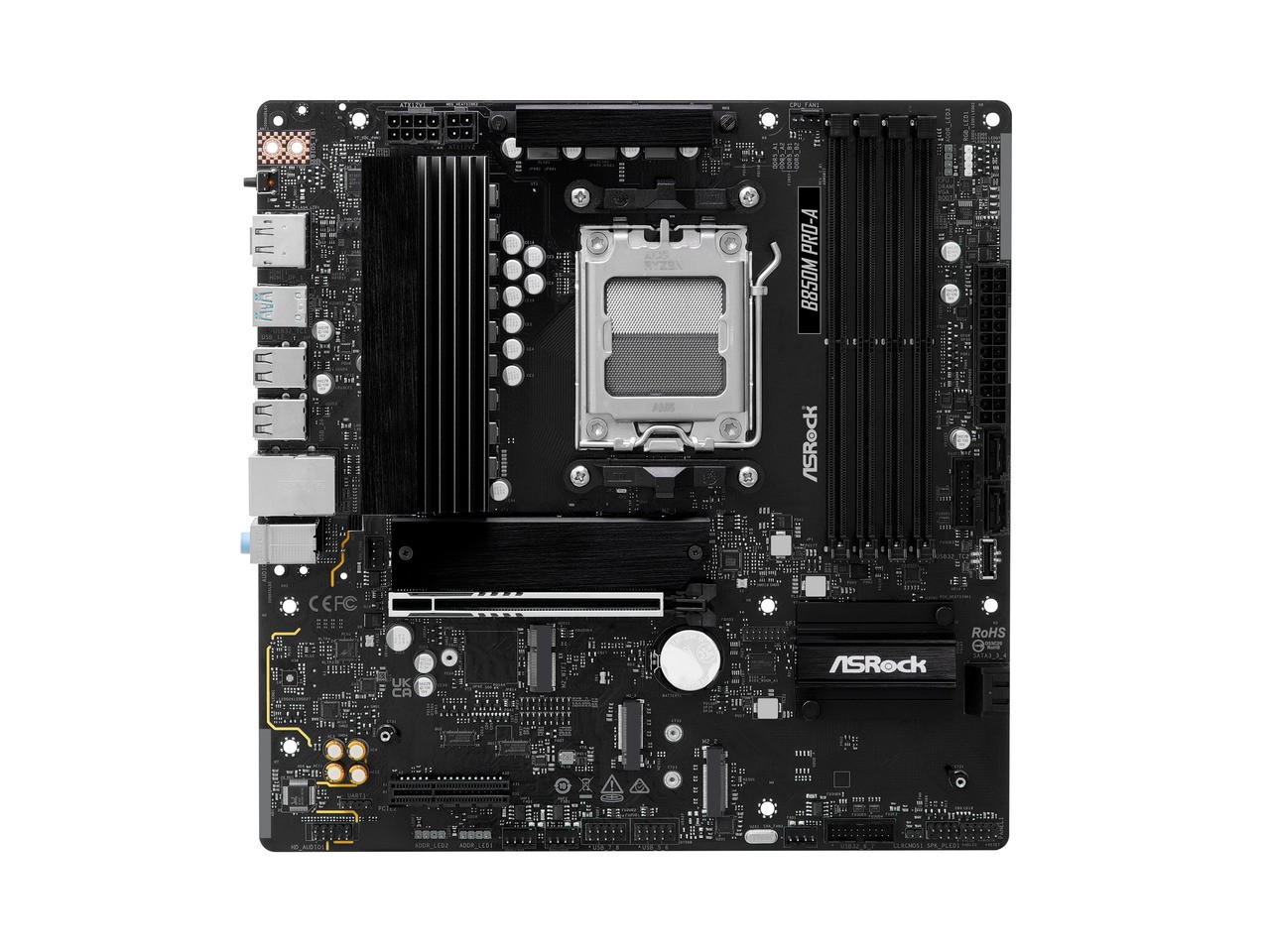 ASRock B850M Pro-A AM5 AMD B850 Micro ATX Motherboard