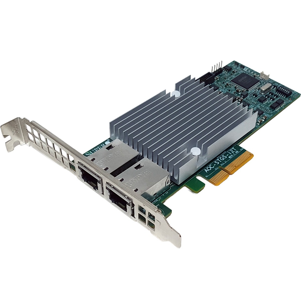 Supermicro AOC-STGS - i2T Dual Port 10GbE RJ-45 PCIe3.0 x4 Network Adapter FP
