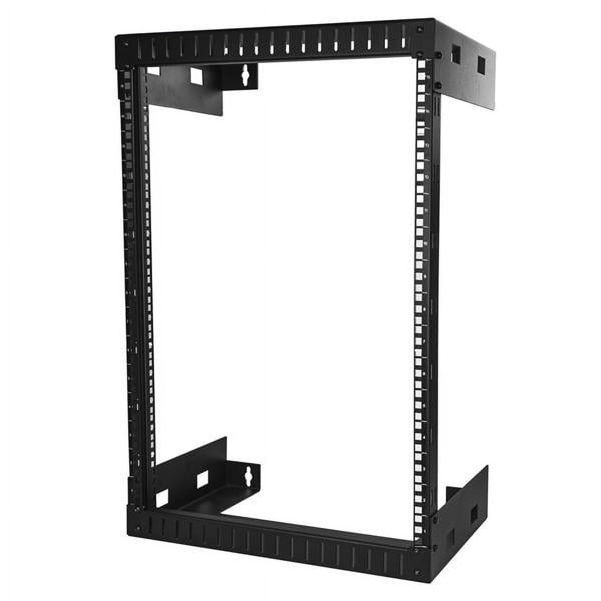 StarTech 15U Wall Mount Server Rack, 2-Post Open Frame, 19in Width, 12in Depth,
