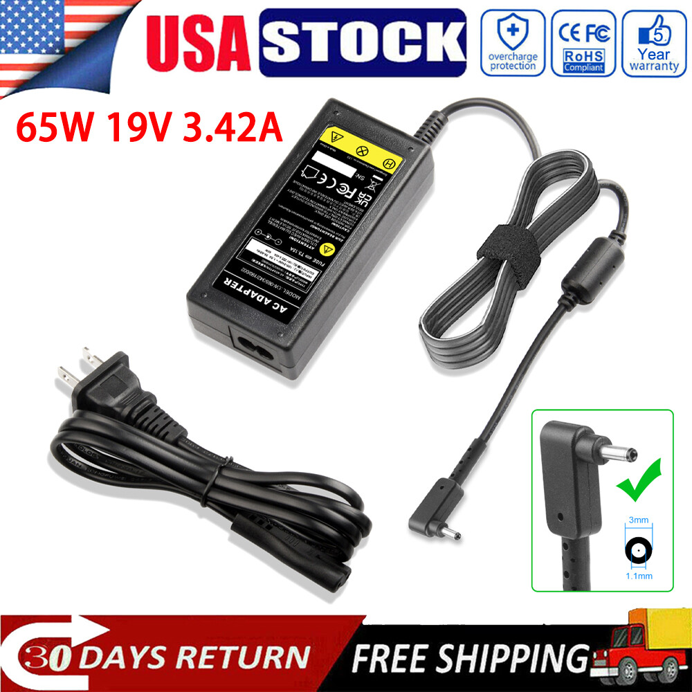 AC Adapter Charger For Acer Aspire R15 R5-571T-59DC S13 Laptop Power Supply Cord