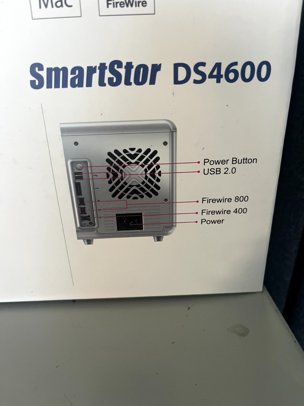 martStor DS4600 4-Bay RAID 0/1/5/10 eSATA, FireWire