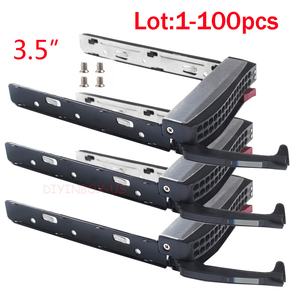 Lot For Supermicro Server Hard Drive Caddy 3.5" LFF Hot-swap MCP-220-00024-0B