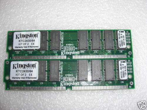 Kingston KTC2430/64 Kit of 2 x 32MB EDO RAM