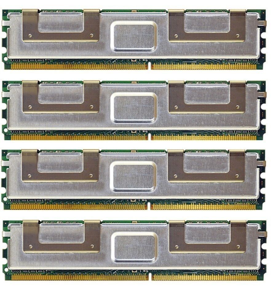 16GB (4X4GB) DDR2 MEMORY RAM PC2-5300 ECC FBDIMM DIMM **Tested** for Servers