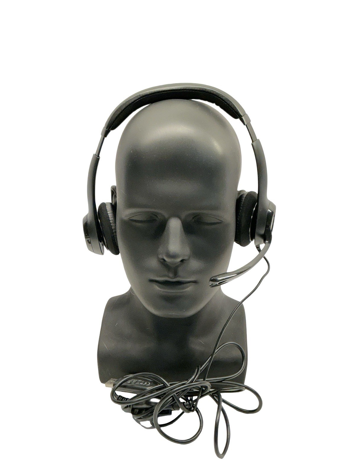Logitech USB Headset H390 Noise Cancelling Mic Stereo Headphones Black 🎧