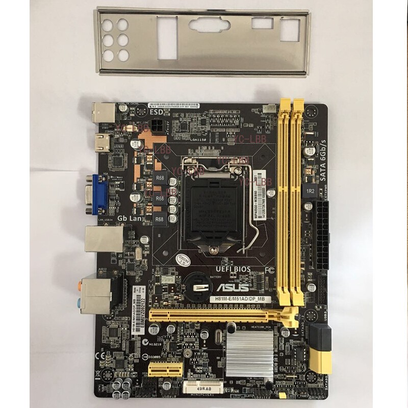 FOR Asus M51AD Intel Desktop Motherboard s115X H81M-E/M51AD/DP_MB Tested OK
