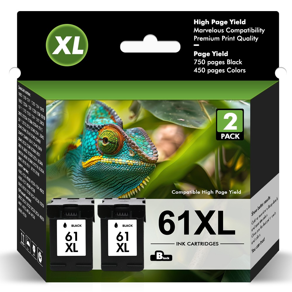 61 XL Black / Color Ink Cartridge For HP ENVY 4500 4501 4502 4504 5530 5531 5535