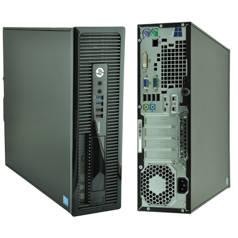 HP Desktop Computer Dual Core 8GB RAM 500GB HD PC WiFi Bluetooth DVDRW Win 10