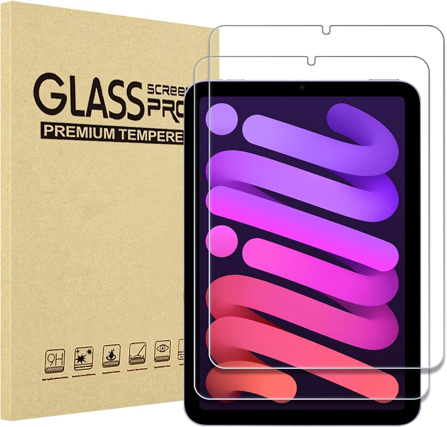 3-Pack Tempered Glass Screen Protector For iPad Mini 6th Gen 2021 8.3 inch