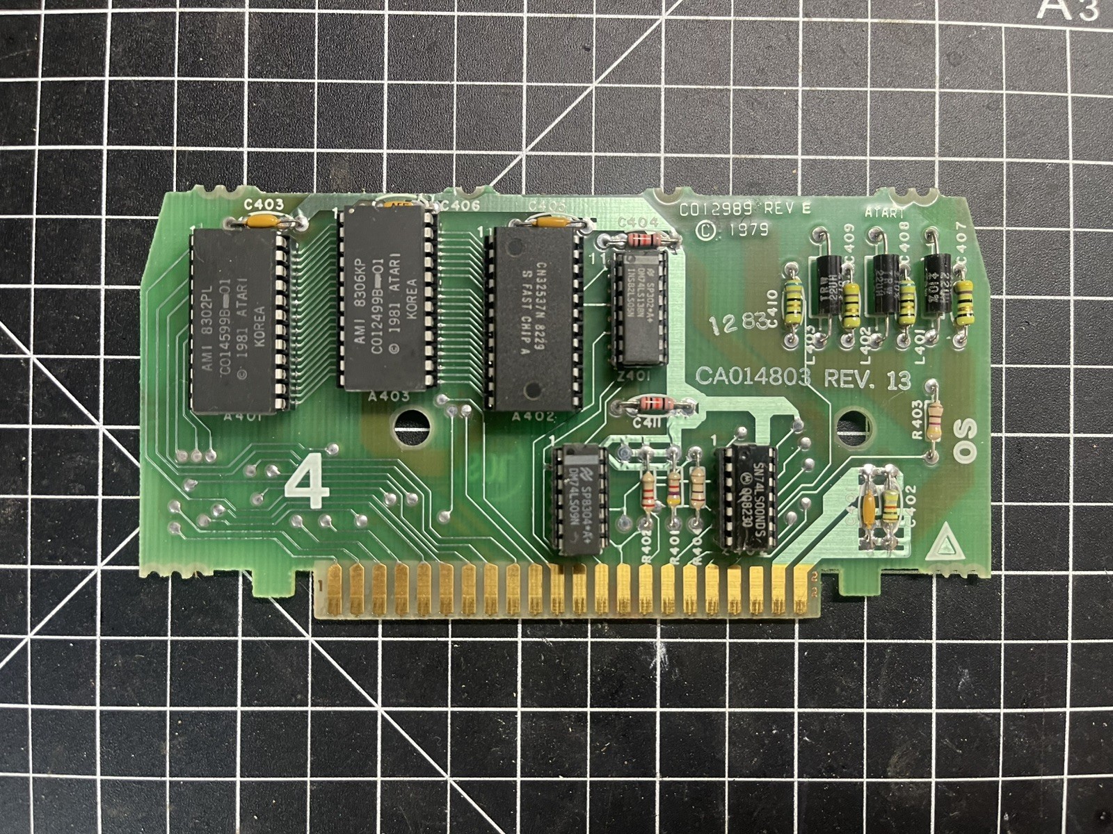 Atari 800 10K ROM CX801 Operating System PCB Tested Working No Case