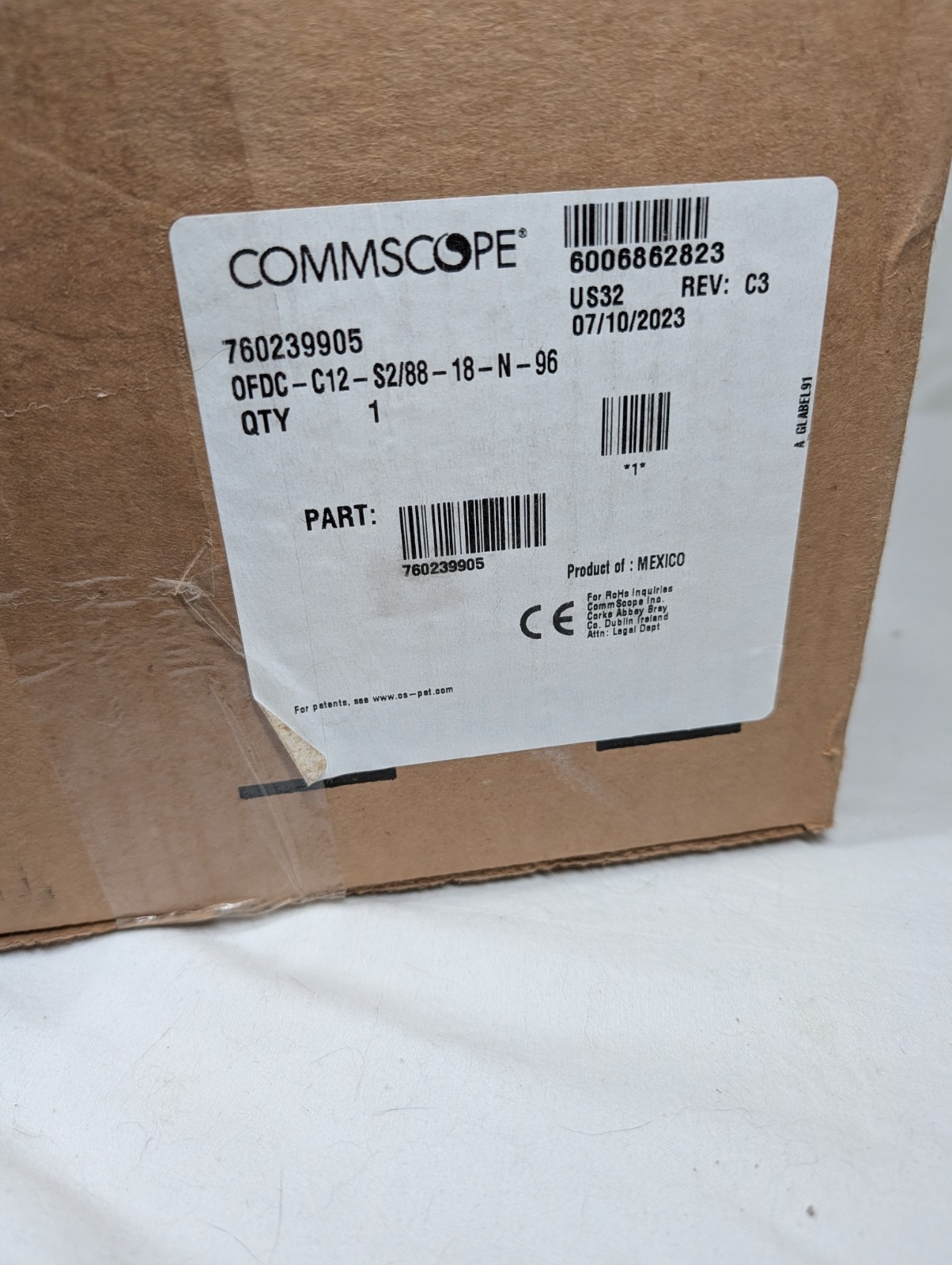 CommScope 760239905 OFDC C12 Fiber Optic Closure 1x8 Splitter SC/APC New
