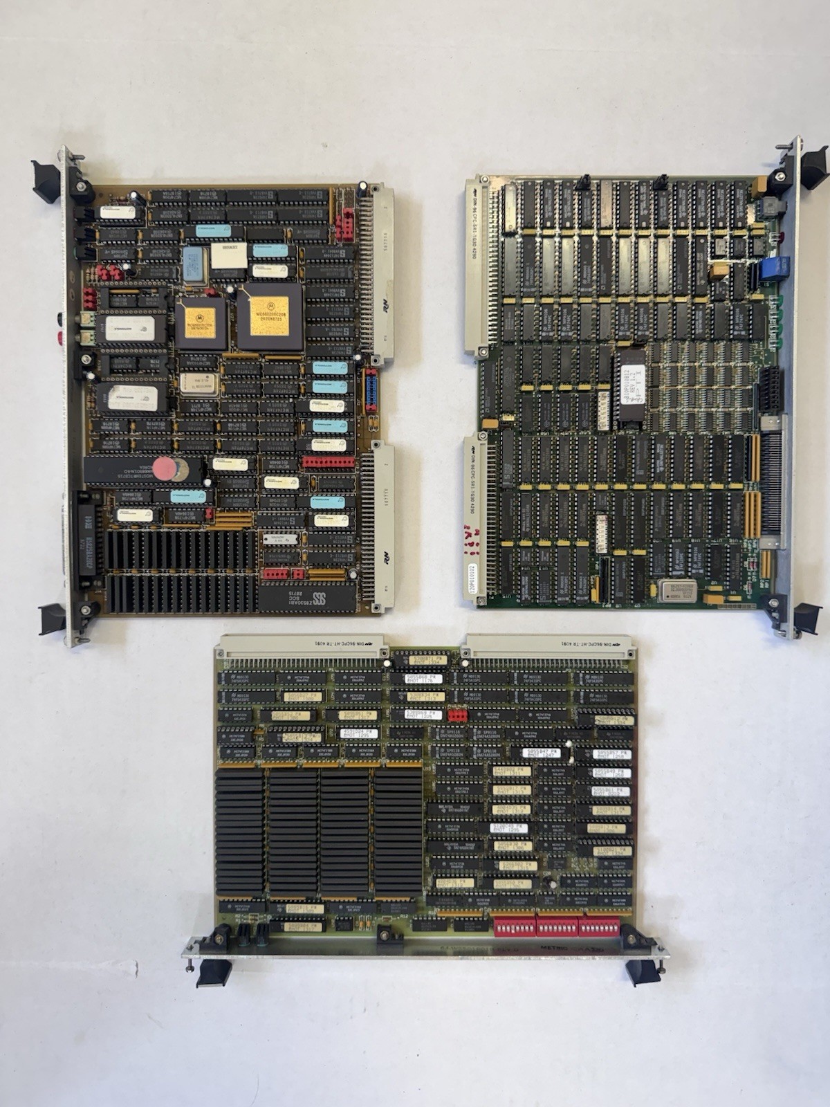 Lot of Motorola MVME Boards. 133A-20 , 224A-4 And Memory Module. Vintage