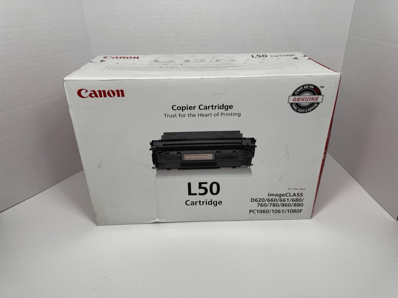 Canon L50 Cartridge Factory Sealed Unopened Box Black OEM Genuine