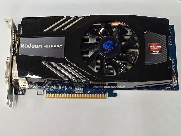 AMD SAPPHIRE Radeon HD 6850 1GB 256-bit GDDR5 GPU PCI-E
