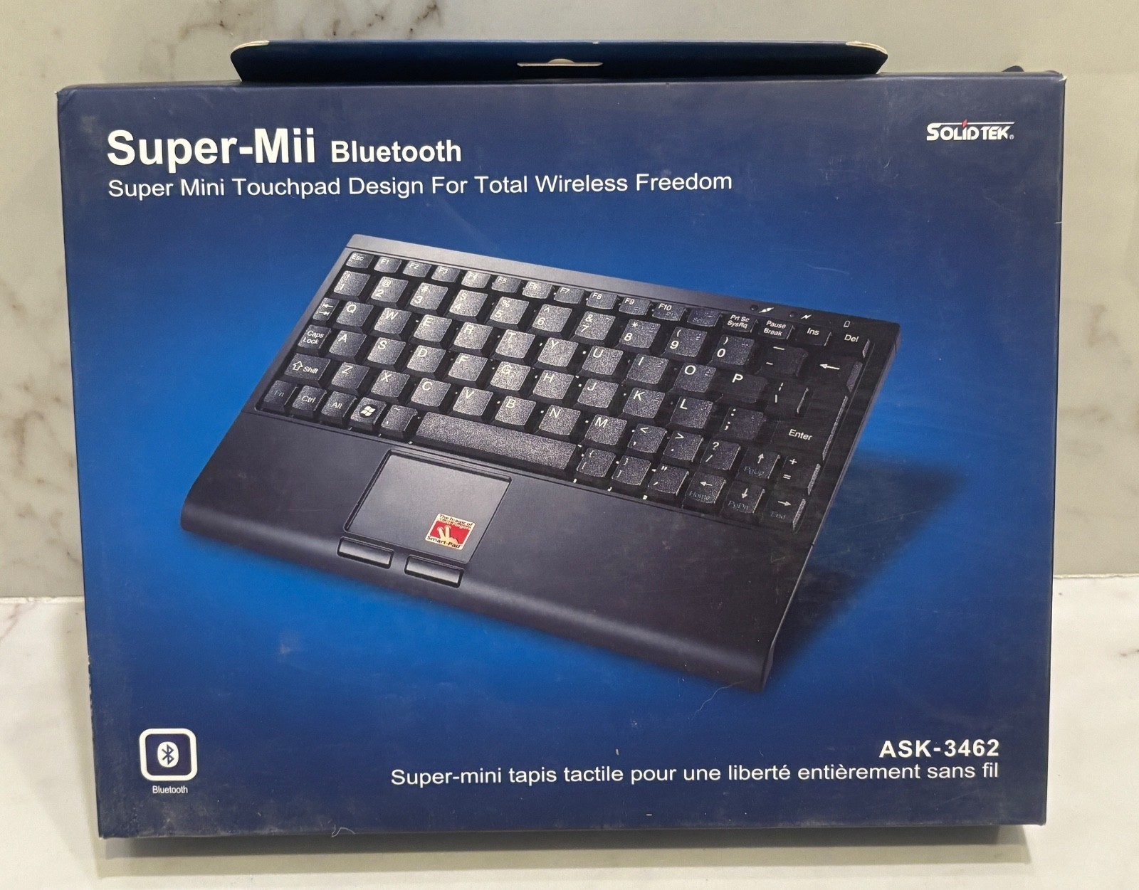 Solid Tek Super-Mii Bluetooth - Super Mini Touchpad ASK-3462 - New 