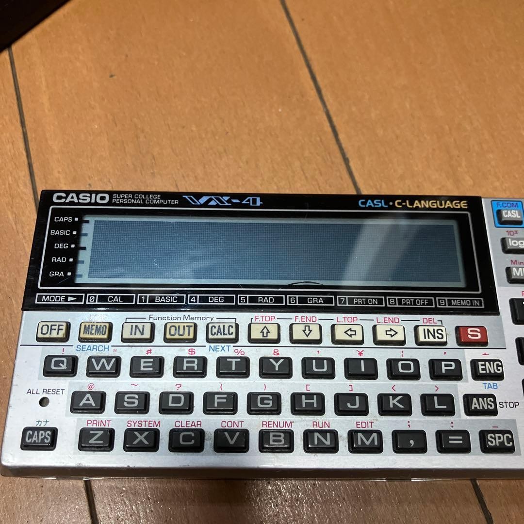 CASIO VX-4 Pocket Computer Operation Confirmed