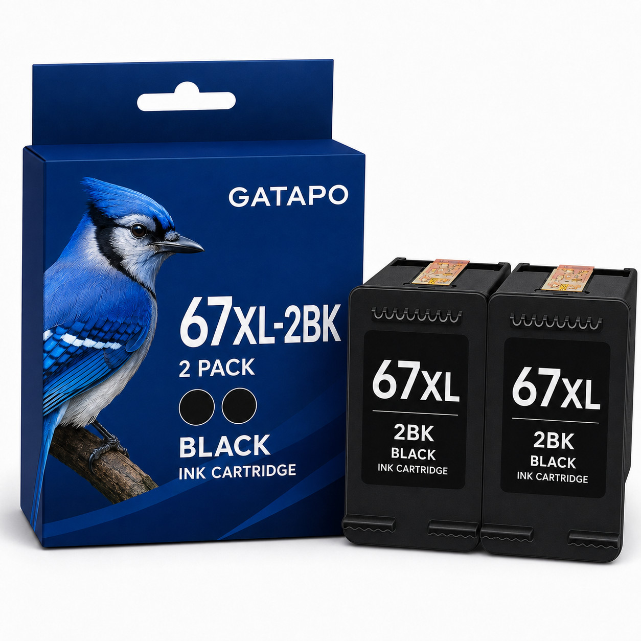 67XL-2BK Ink Cartridge for Deskjet 2700e 2800e 2755e 4155e Envy 6055e