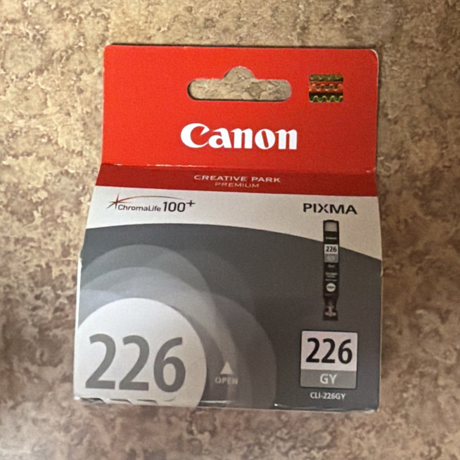 CANON sealed CLI-226 GY GRAY ink Cartridge  Authentic OEM New Old Stock