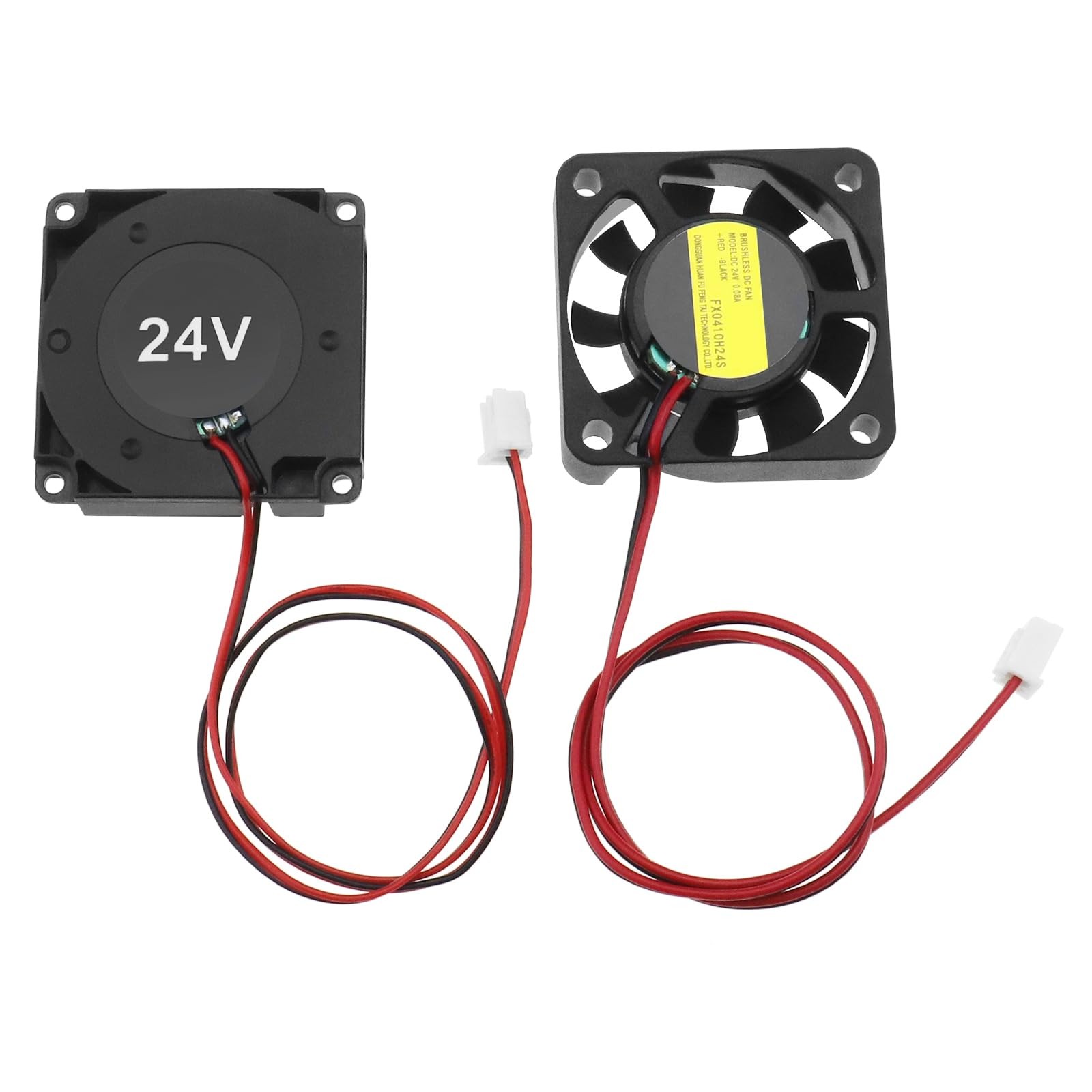 DC 24V Turbo Hotend Plastic Extruder Cooling Fan 2pcs