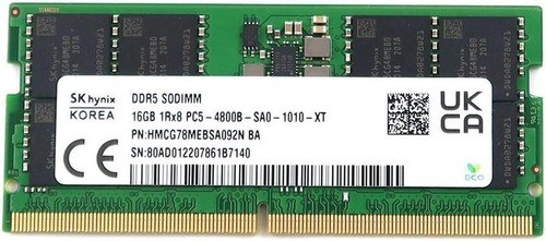 Memory Module Hynix HMCG78MEBSA092N-BA 16 GB Memory Module - 1Rx8 - SO-DIMM -