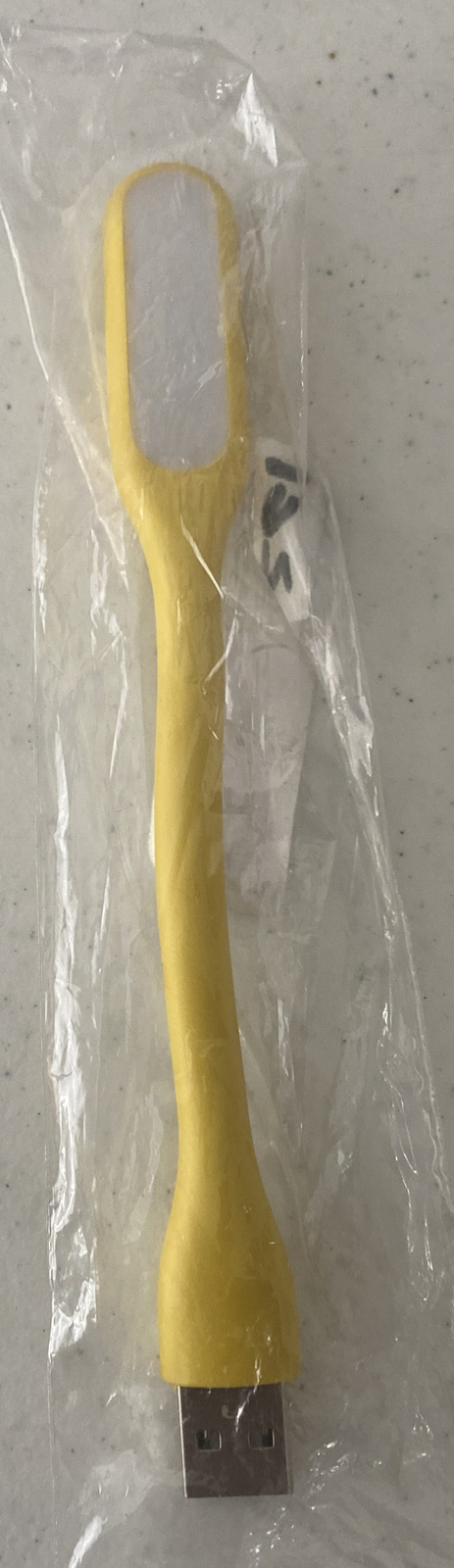 NEW Bright LED USB Mini Light Flexible Computer Lamp Laptop PC Desk Yellow 6.5”